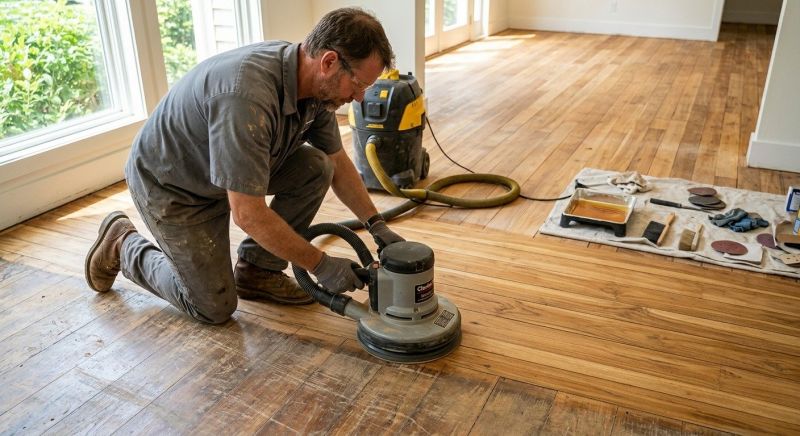 Bamboo Floor Refinishing in Overland Park, KS