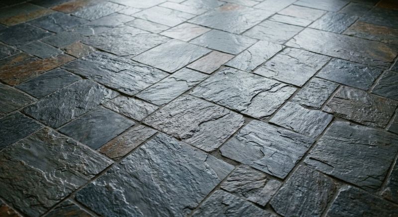 Slate Tile Floor Installation in Longmont, CO