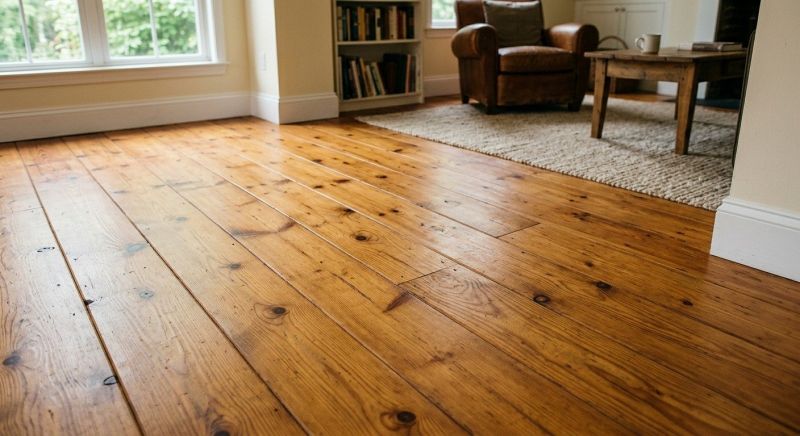 Pine Floor Installation in Manassas, VA