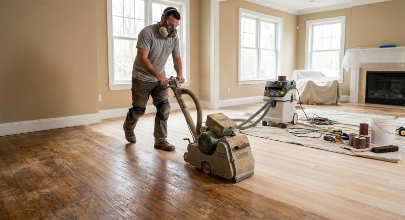 Pine Floor Refinishing in Overland Park, KS