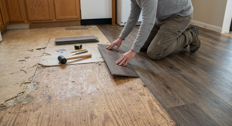 Vinyl Tile Replacement in Fort Worth, TX